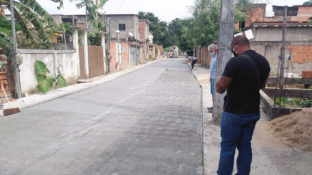 Ruas Do Bairro Nova Mangaratiba Pavimentadas Jornal Atual