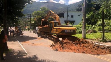 Estrada está interditada no trecho próximo ao Poção. Previsão para o término da obra é de 20 dias