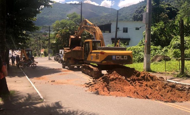 Estrada está interditada no trecho próximo ao Poção. Previsão para o término da obra é de 20 dias