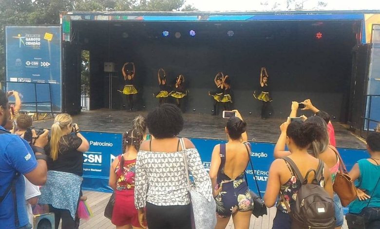 APRESENTAÇÃO DE dança foi uma das atrações do Projeto Garoto Cidadão em Itaguaí