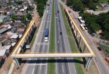 A entrega da passarela em Seropédica está prevista para abril de 2019