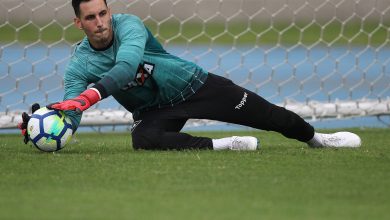 O goleiro Gatito durante o processo de recuperação para voltar ao gol do Botafogo