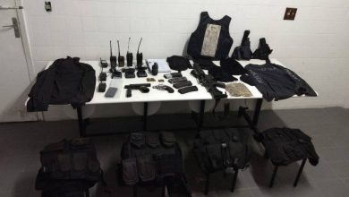 MATERIAL FOI apreendido durante operação para prender integrantes de grupo criminosos