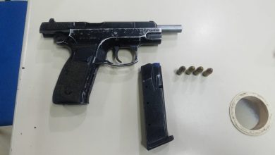 Apreensão da PM em itacuruçá, contendo 1 pistola calibre 9mm