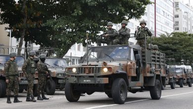 TROPAS MILITARES vão intensificar a segurança na região durante o primeiro turno das eleições