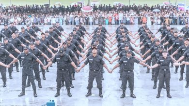 A CERIMÔNIA de início do curso foi no Centro de Recrutamento e Seleção de Praças