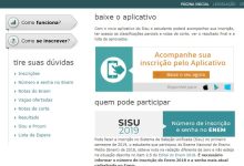 As inscrições para o Sistema de Seleção Unificada devem ser feitas através do site