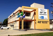 Foto da 48ª Delegacia de Polícia, em Seropédica.