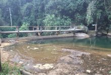 Sistema de captação de água bruta (ainda não tratada) da Serra do Piloto teve que passar por manutenção emergencial