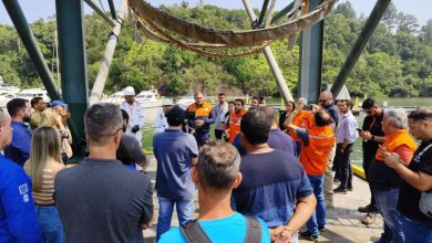 O secretário de Defesa Civil de Mangaratiba, Coronel Rogério Escarani, esteve presente durante todo o exercício simulado.