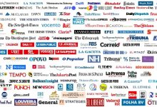 Centenas de organizações de notícias