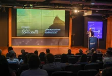 Palco onde se realizou a última edição do Prêmio Visão Consciente