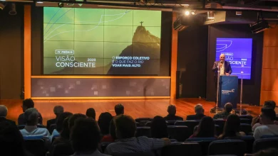 Palco onde se realizou a última edição do Prêmio Visão Consciente