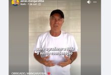 Aarão faz vídeo nas redes sociais