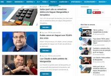 Reprodução da seção do site