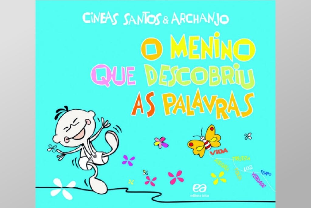 Capa do livro O menino que descobriu as palavras