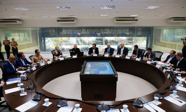 Reunião da cúpula da Segurança Pública.