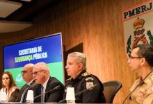 Autoridades da cúpula de segurança do estado