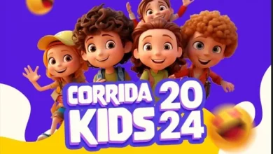 Cartaz de divulgação da Corrida Kids