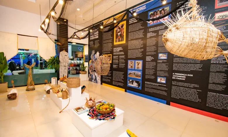 Local da exposição no Centro de Memória dos Povos Originários e Tradicionais da Costa Verde