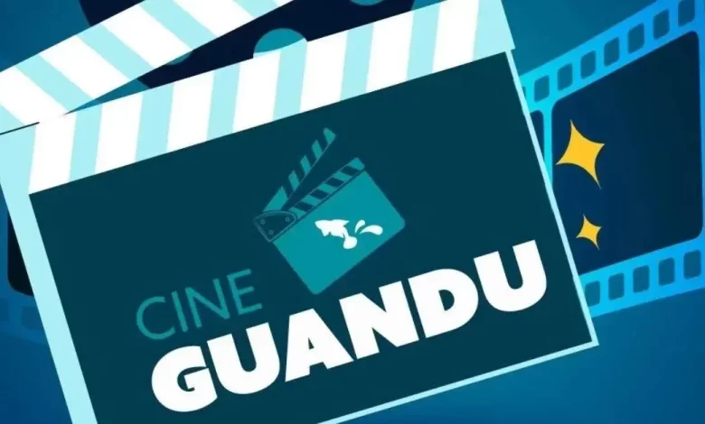 Arte de divulgação do Cine Guandu,