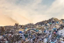 Lixão a céu aberto.