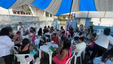 Gestantes de Mangaratiba durante evento do Instituto José Miguel.