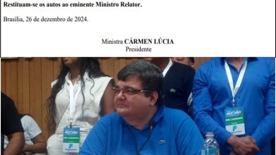 Reprodução do documento assinado por Carmen Lúcia e Rubão no dia da sua convenção partidária (Montagem sobre foto de Jupy Junior)