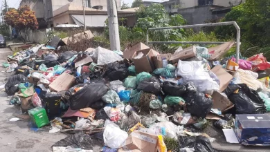 Moradores de Seropédica denunciam caos na coleta de lixo. Foto descreve lixo acumulado em terreno baldio