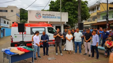 Solenidade de entrega da nova ambulância do SAMU em Mangaratiba