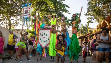 Foliões de Itaguaí levam alegria pelas ruas da cidade.