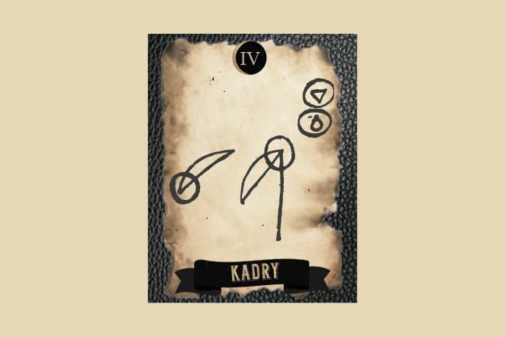 Carta do tarô Kadry