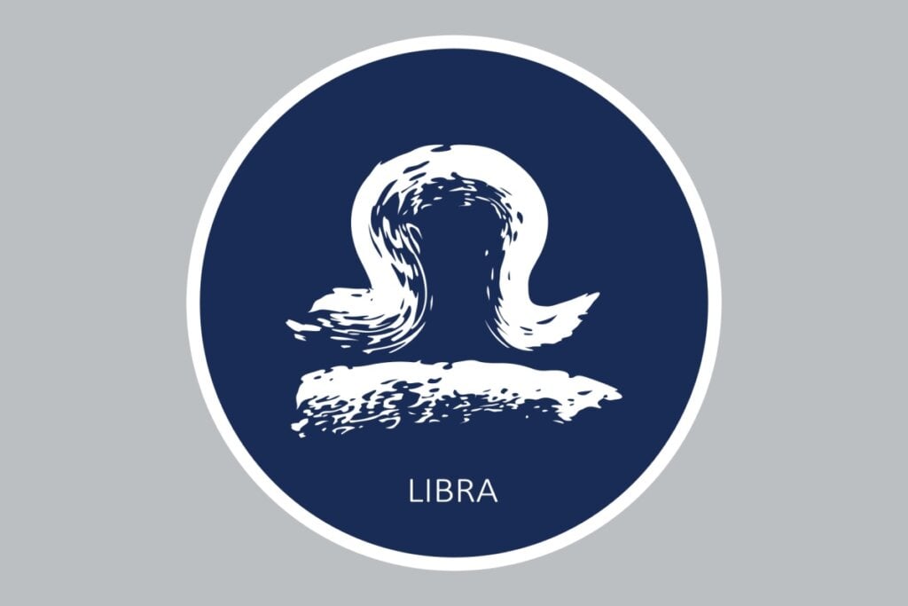 Ilustração do signo de Libra