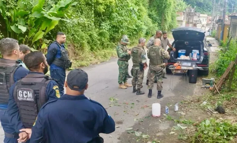 Equipes da Guarda Municipal e da Polícia Militar realizam fiscalização conjunta