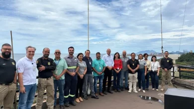 Equipe do Porto de Itaguaí e da nova Diretoria de Gestão Portuária da PortosRio posaram para foto