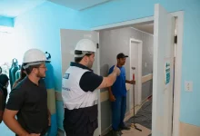 Prefeito Luiz Claudio Ribeiro visita a reforma da Unidade Básica de Saúde de Conceição de Jacareí