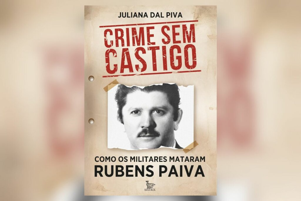 Capa de livro com título e nome do autor e a imagem de um homem com bigode