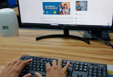 Candidato se increvendo no site da OAB-RJ