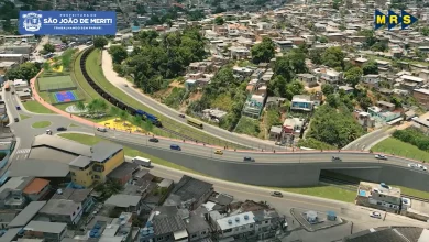 Foto é um print do vídeo institucional que demonstra em perspectiva como o viaduto ficará quando a obra estiver pronta