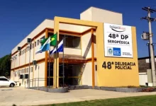 Fachada da Delegacia de Seropédica