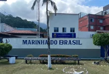 Fachada da Delegacia da Capitania dos Portos em Itacuruçá