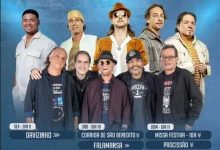 Artes das atrações da Festa de São Benedito