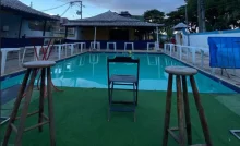O palco do evento de frente área da piscina, em Muriqui, será palco de muita música boa