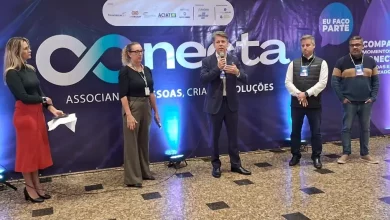 O presidente da Facerj discursando