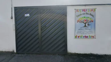 Fachada da sede da ONG Semeando para o Futuro