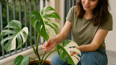 Costela-de-adão variegata perdendo a coloração branca Entenda por quê