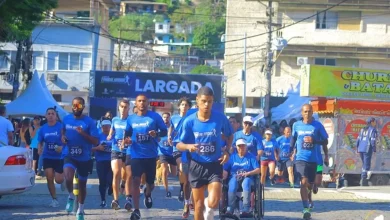 Atletas largam para a 10ª Corrida do Trabalhador de Mangaratiba