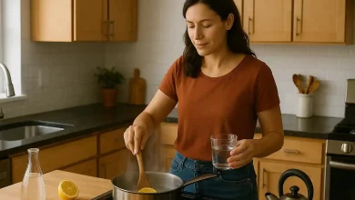 Elimine o cheiro de fritura da cozinha com esse truque simples usando limão e vinagre