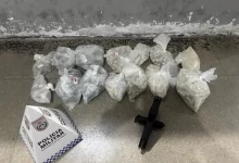 Drogas e uma arma de fogo apreendidos durante a operação da PM no Engenho