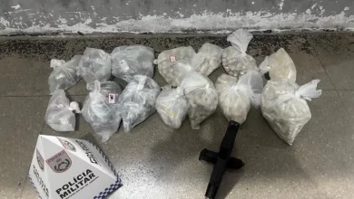 Drogas e uma arma de fogo apreendidos durante a operação da PM no Engenho